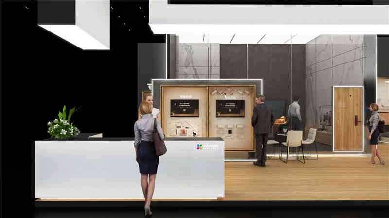 上海創諾醫藥集團有限公司參展上海新國際博覽中心展覽設計展臺搭建3