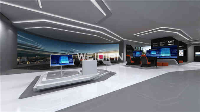 佳都科技企業深圳展廳裝飾設計
