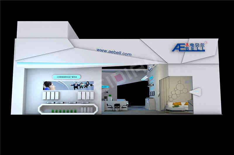 美電貝爾深圳安防展深圳展臺(tái)設(shè)計(jì)搭建