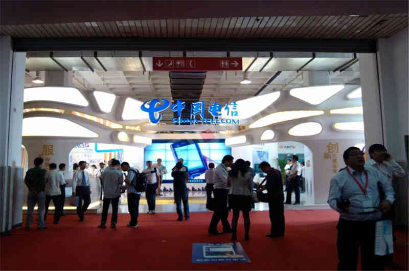 中國電信廣州展臺設計搭建