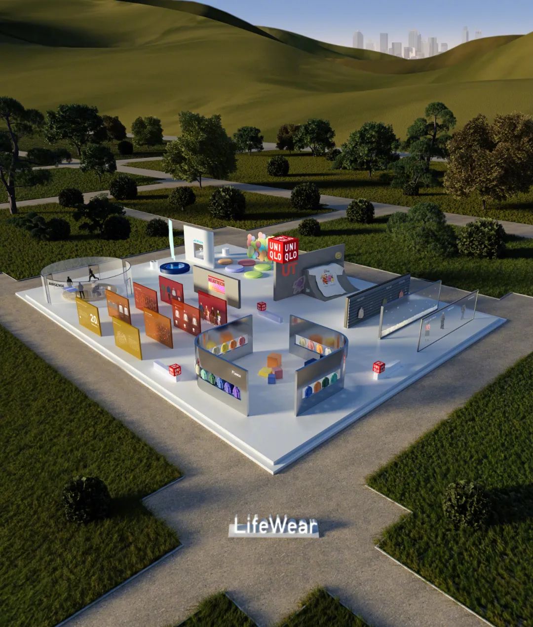 杭州展會(huì)設(shè)計(jì)搭建公司領(lǐng)你看2023進(jìn)博會(huì)最具有創(chuàng)意00家企業(yè)展臺(tái)（優(yōu)衣庫(kù)展臺(tái)）5