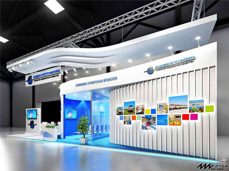 北京普源精電科技有限公司參展上海新國際博覽中心展覽設計展臺搭建2