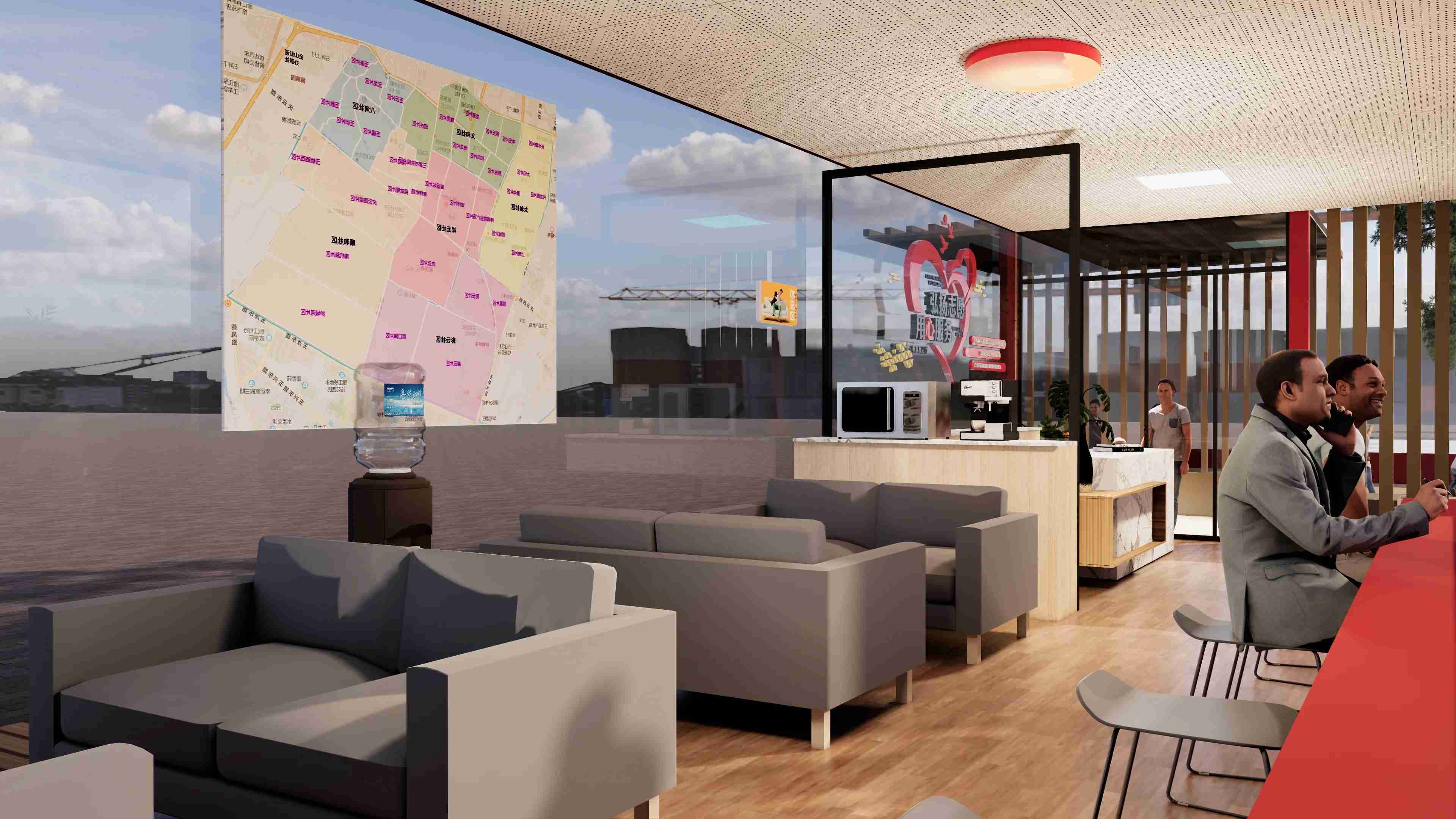 廣東佛山黨群服務(wù)驛站、廣東暖心驛站、廣東愛心驛站設(shè)計(jì)施工