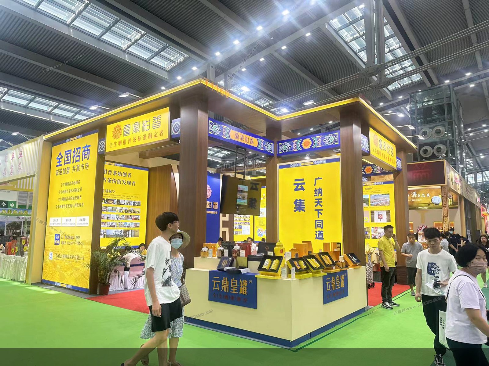 深圳國際茶產業博覽會展覽展臺設計搭建 展位裝修制作公司