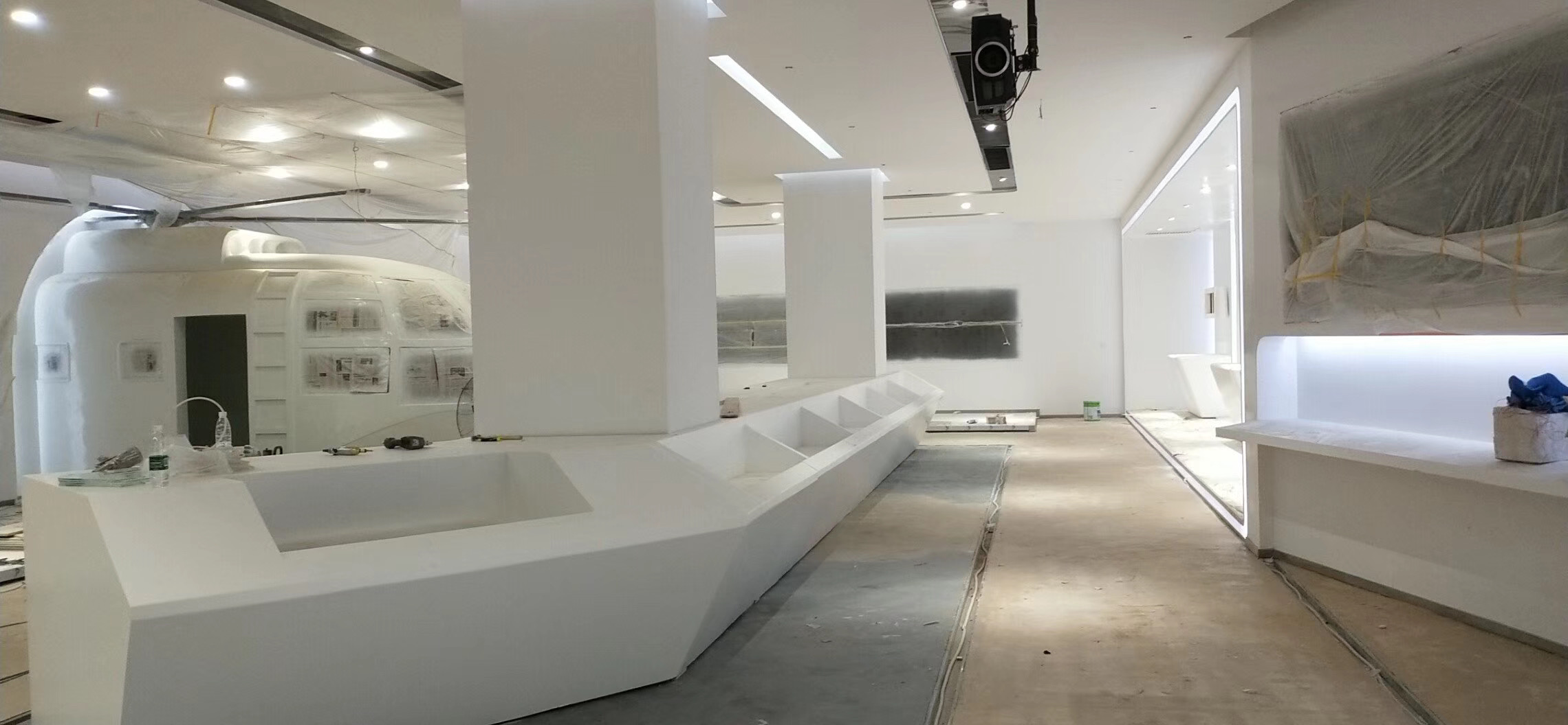 清遠(yuǎn)展廳設(shè)計(jì)公司裝修景嘉微企業(yè)展覽館