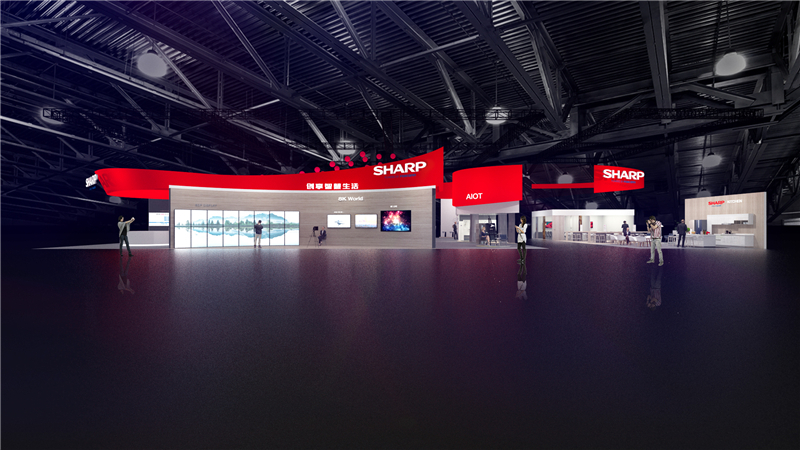 美的智能家居體驗廳參展廣州展覽公司展覽設計展臺搭建5